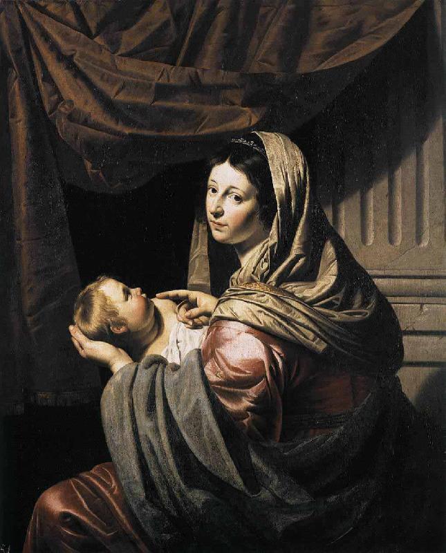 Jan van Bijlert Virgin and Child oil painting image